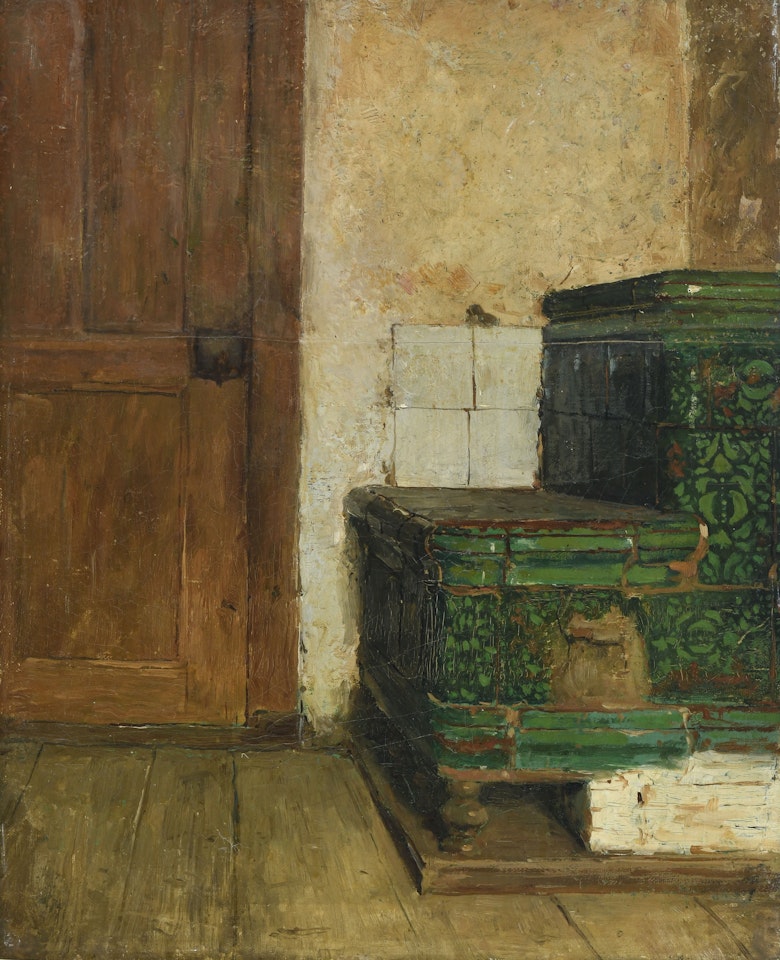 "Interior with drawer and door" by Albert Anker