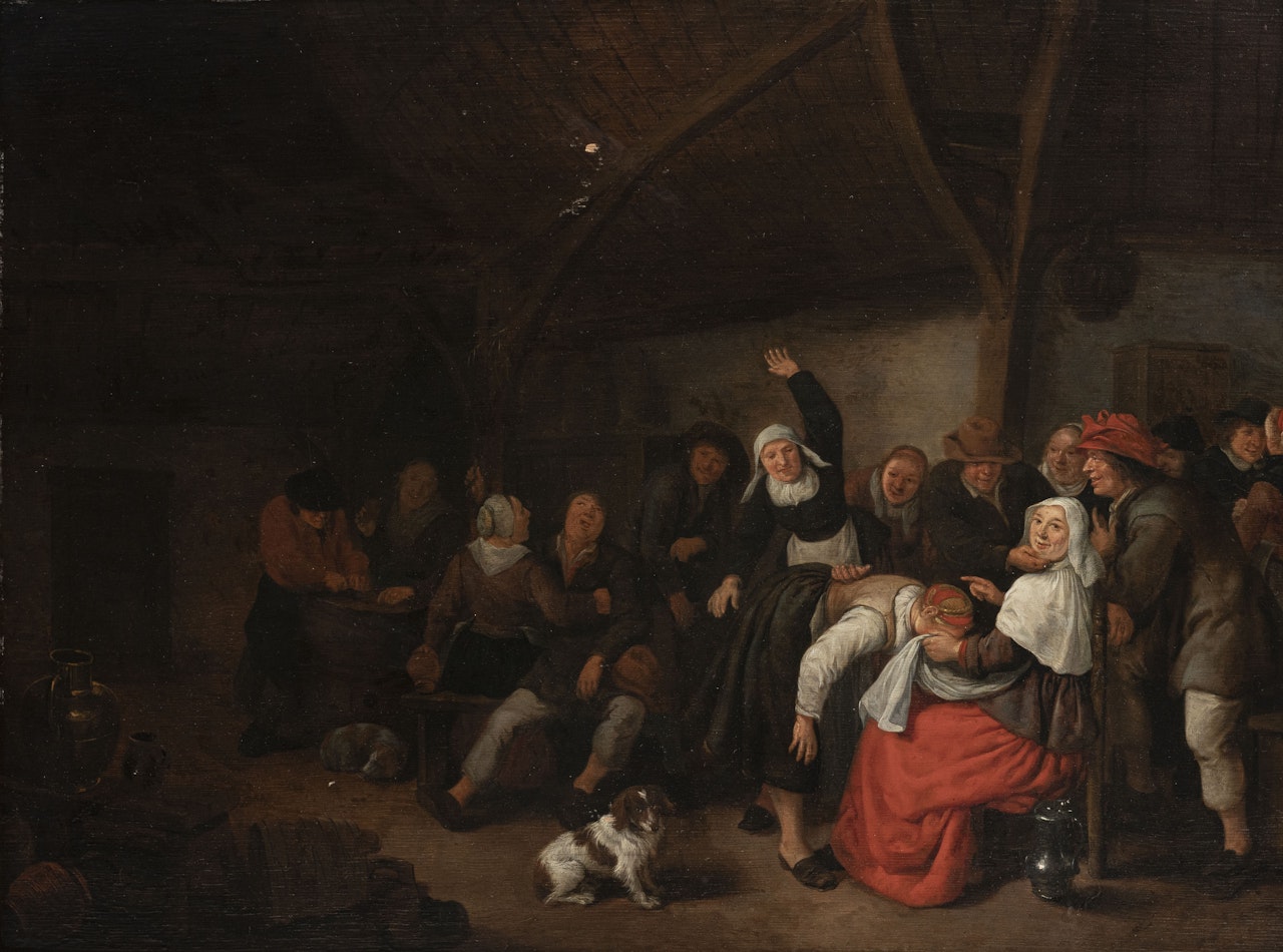 Tavern scene by Jan Miense Molenaer