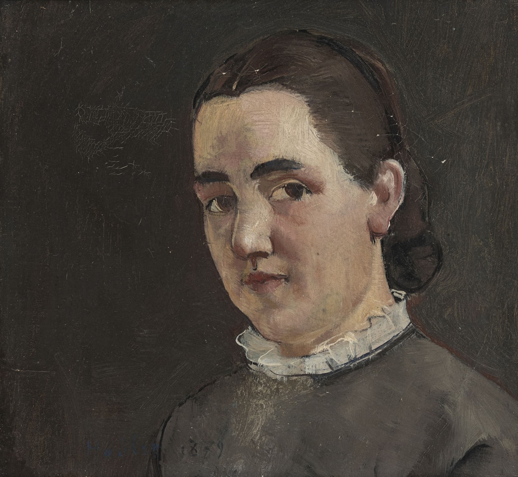 " Portrait Marie Elise Hodler ", (sister of the artist) by Ferdinand Hodler