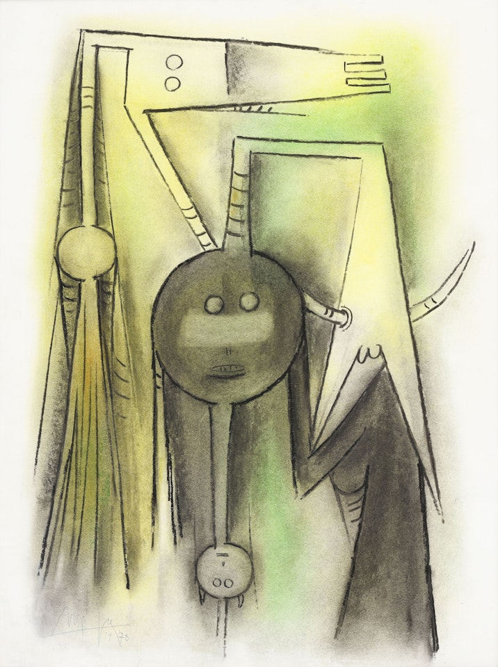 "Untitled" by Wifredo Lam