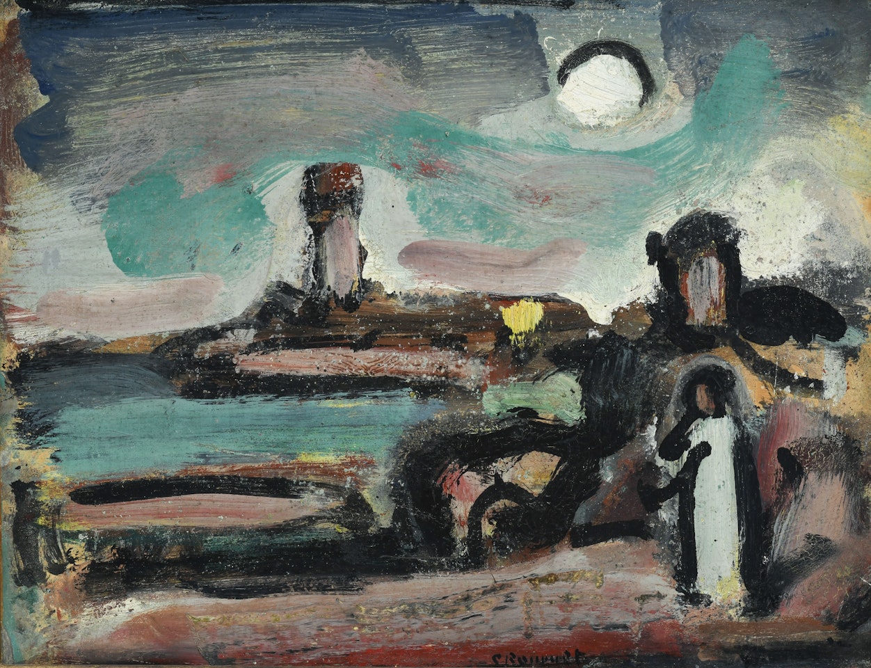 "Landscape (Light of Moon)" by Georges Rouault