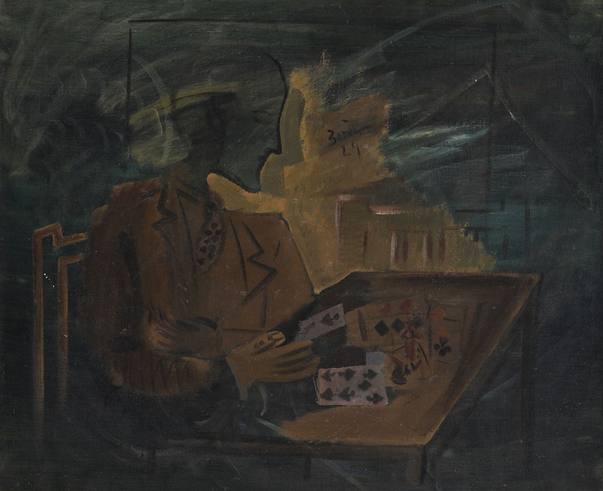 The Card Player by Francisco Bores