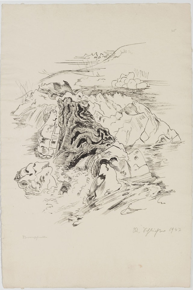 Stromschnelle by Rudolf Schlichter
