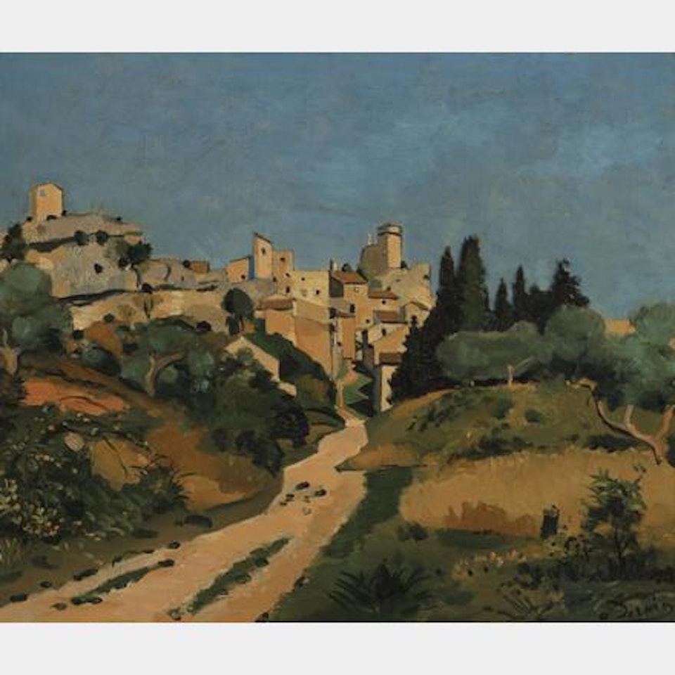 Landscape of the south, view of Eygalière by Andre Derain