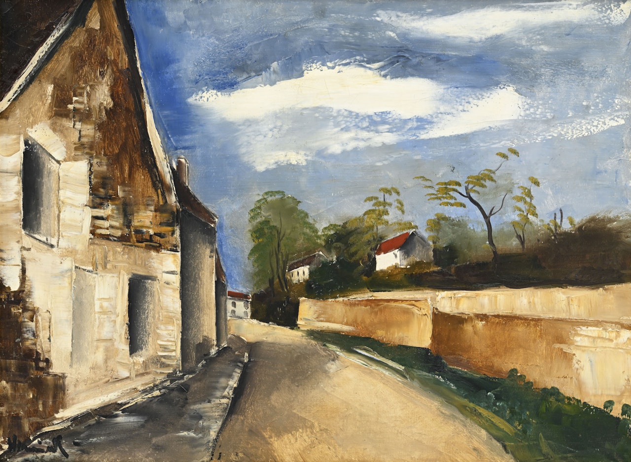 “On the road” by Maurice de Vlaminck