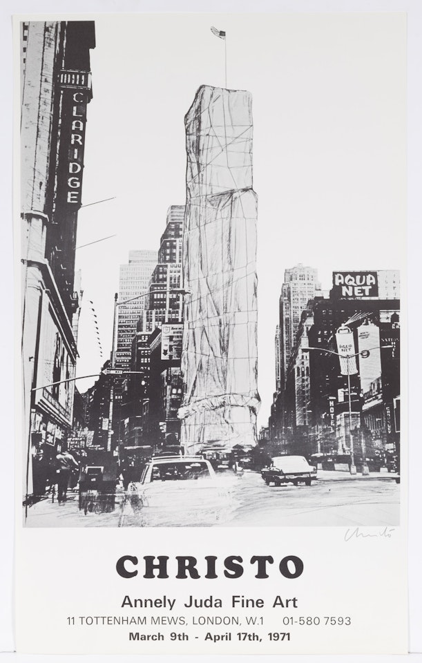 “Annely Juda Fine Art-London March 9th-April 17th, 1971“ by Christo