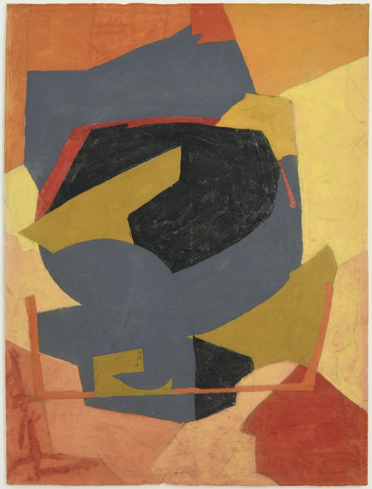 "Abstract composition " by Serge Poliakoff