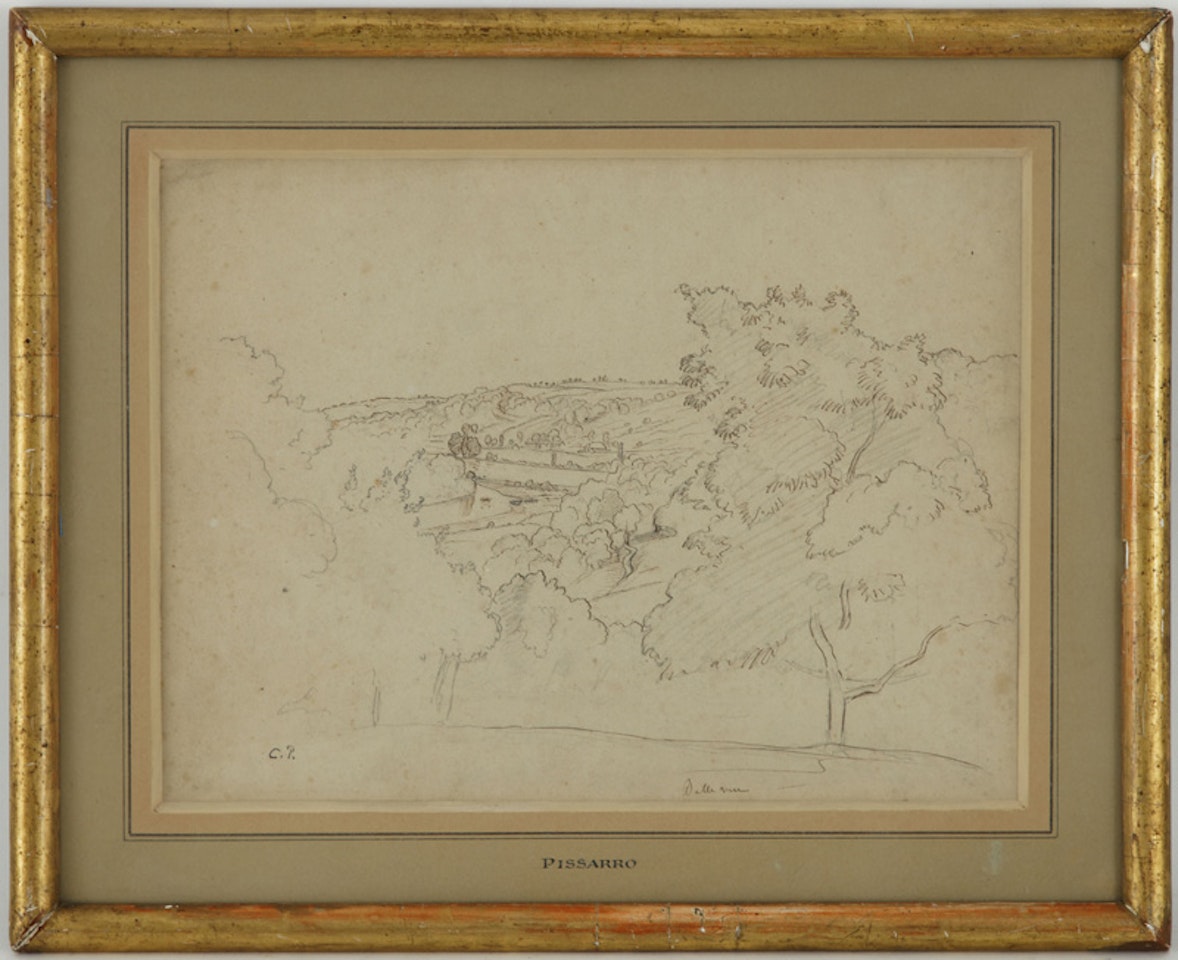 \Belle vue\ by Camille Pissarro
