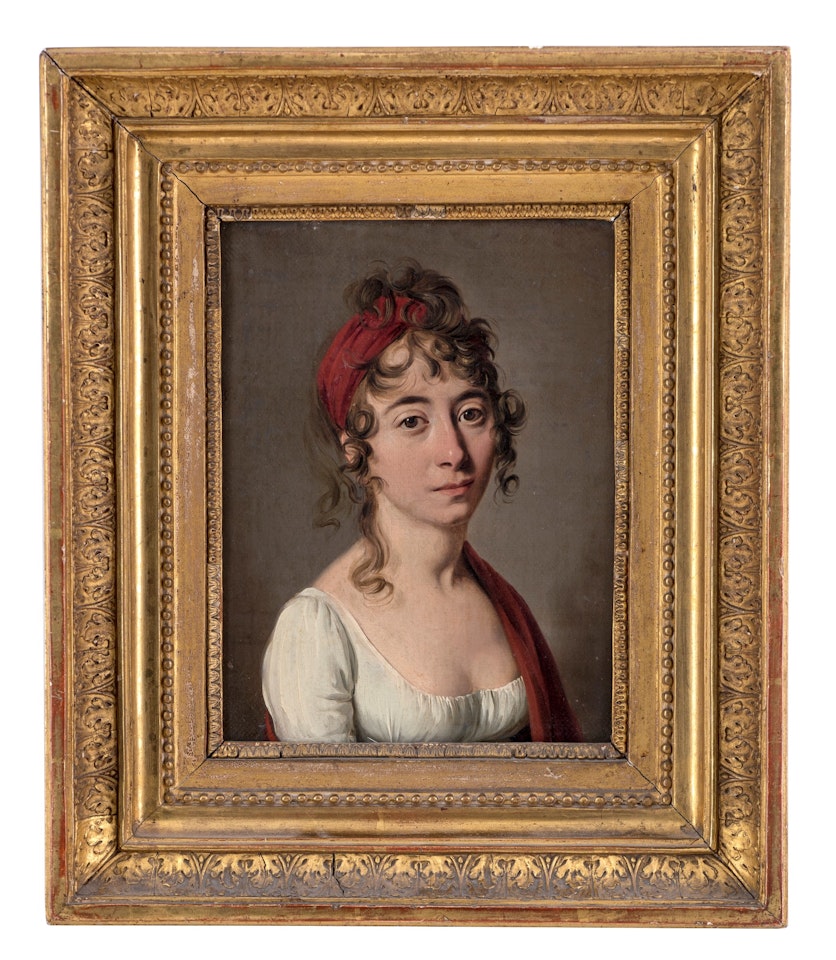 Portrait of a young woman by Louis-Leopold Boilly