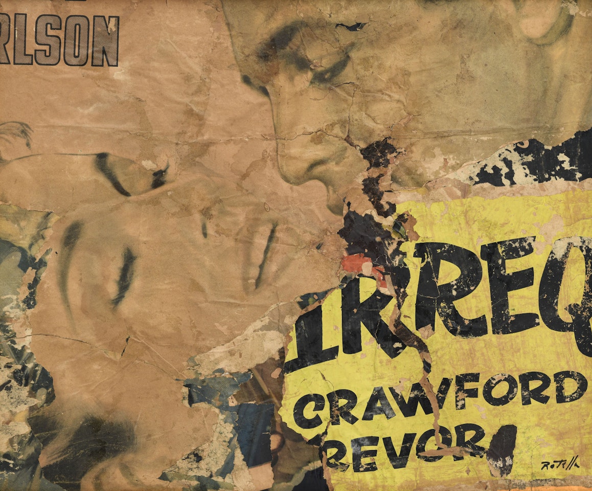 " Il bacio" by Mimmo Rotella