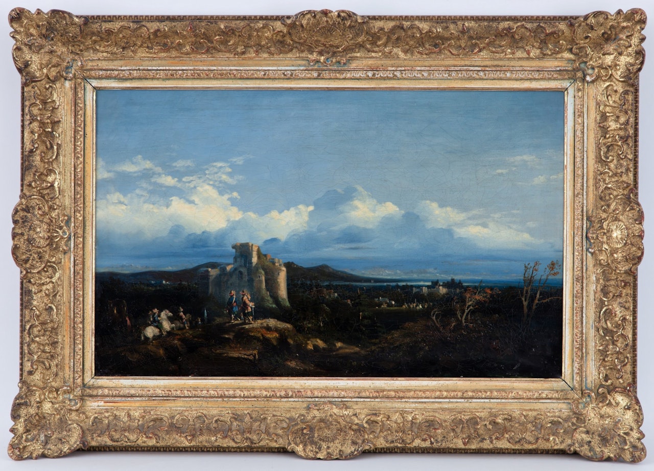 Battle scene by Continental School