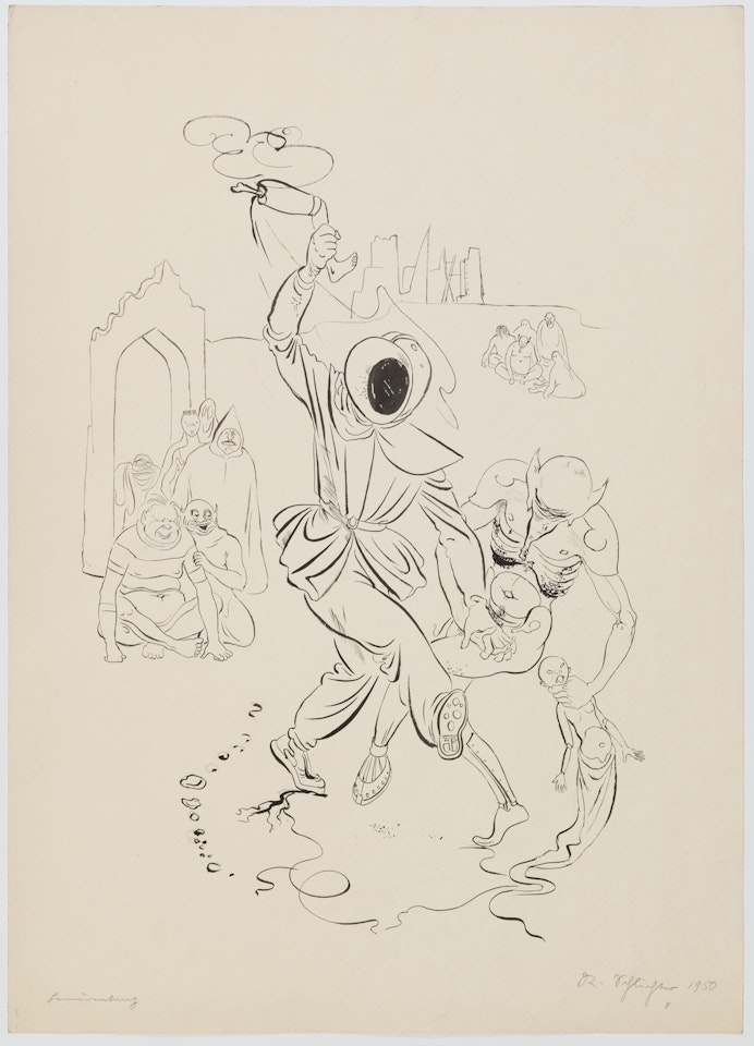 Dance and monsters by Rudolf Schlichter