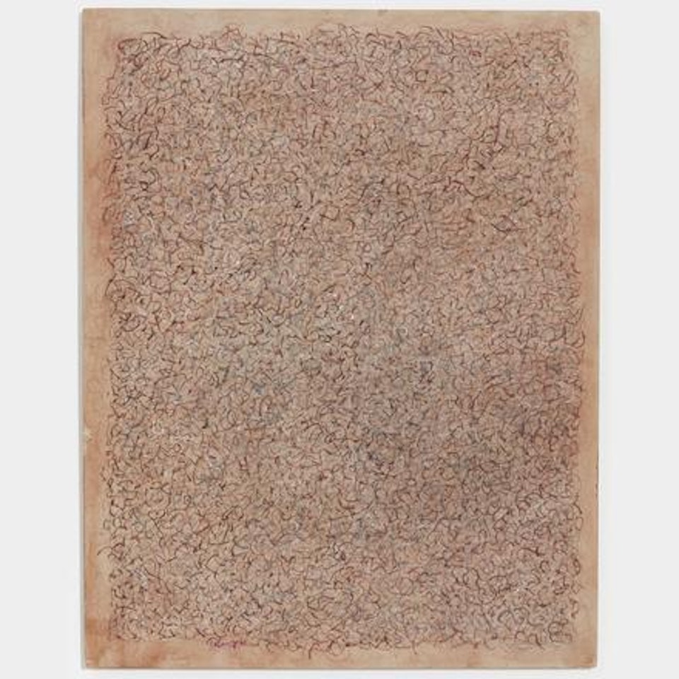 "Untitled"; "Untitled" by Mark Tobey