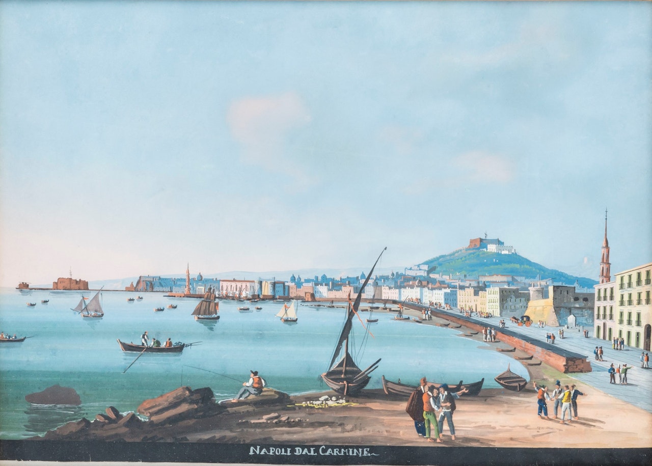 Napoli dal Carmine by Neapolitan School