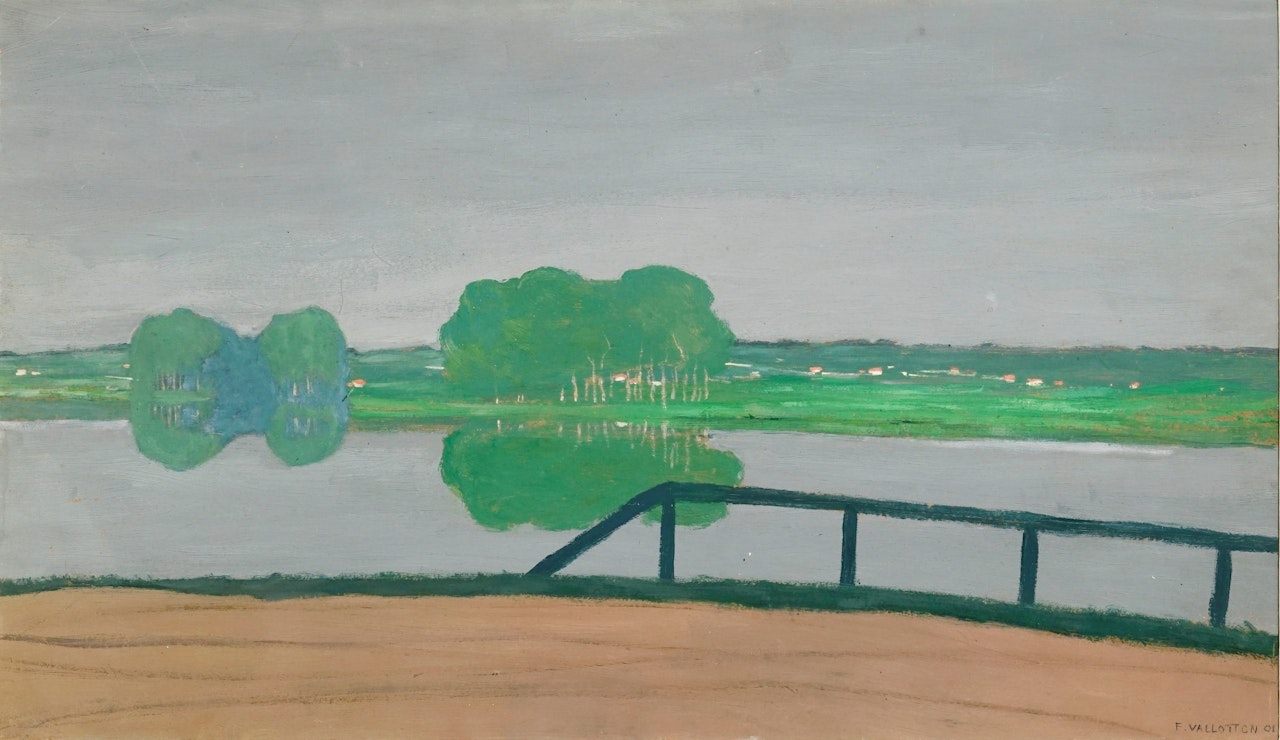 "The Seine at Valvins" by Félix Vallotton