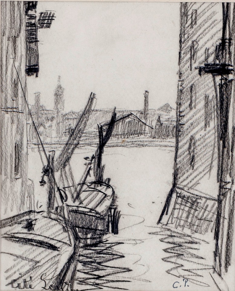 City of London, view of the port by Camille Pissarro