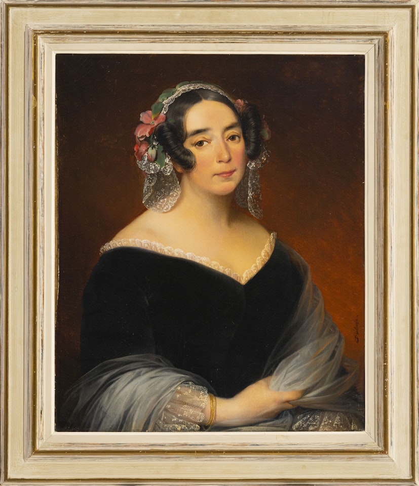 "Portrait of Charlotte Robertine de Belisle Saint-Rémy" by Claude Marie Dubufe