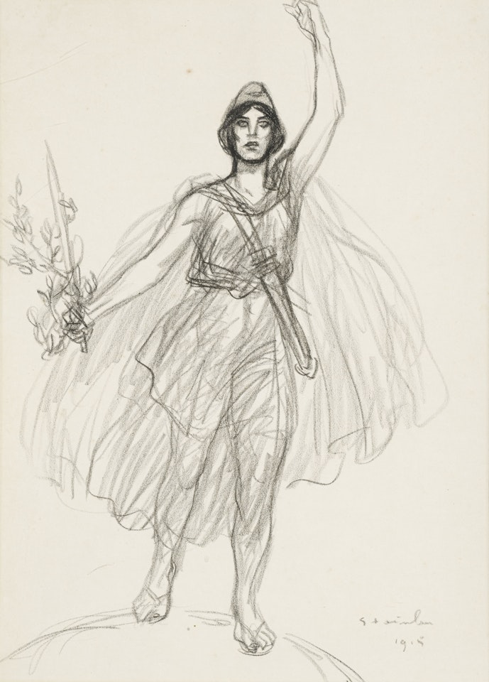 La Victoire by Théophile Alexandre Steinlen