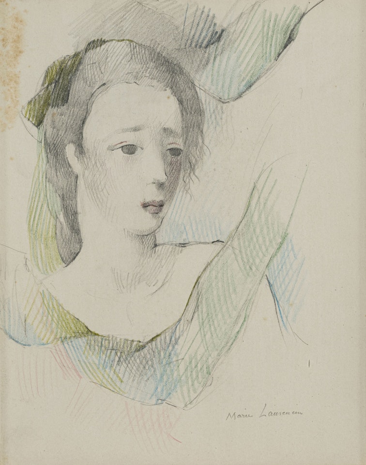 Portrait of a woman by Marie Laurencin