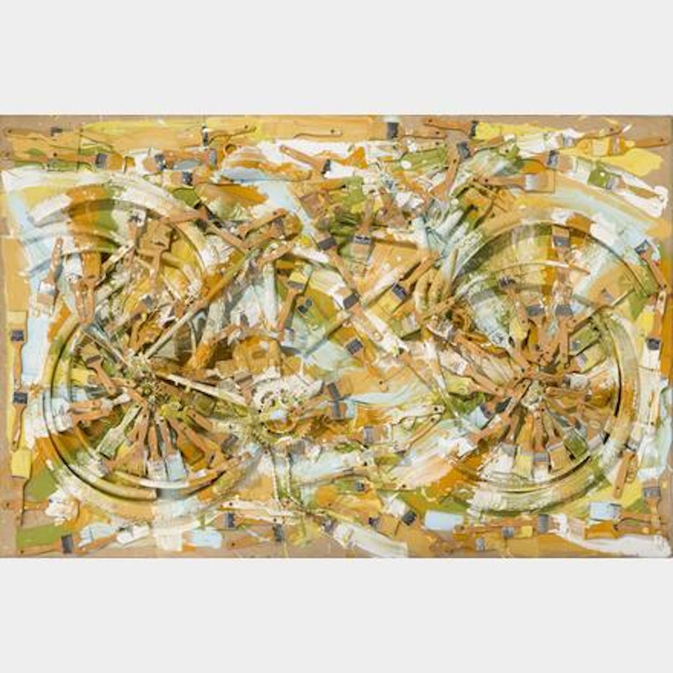 "Yellow Bike" by Arman