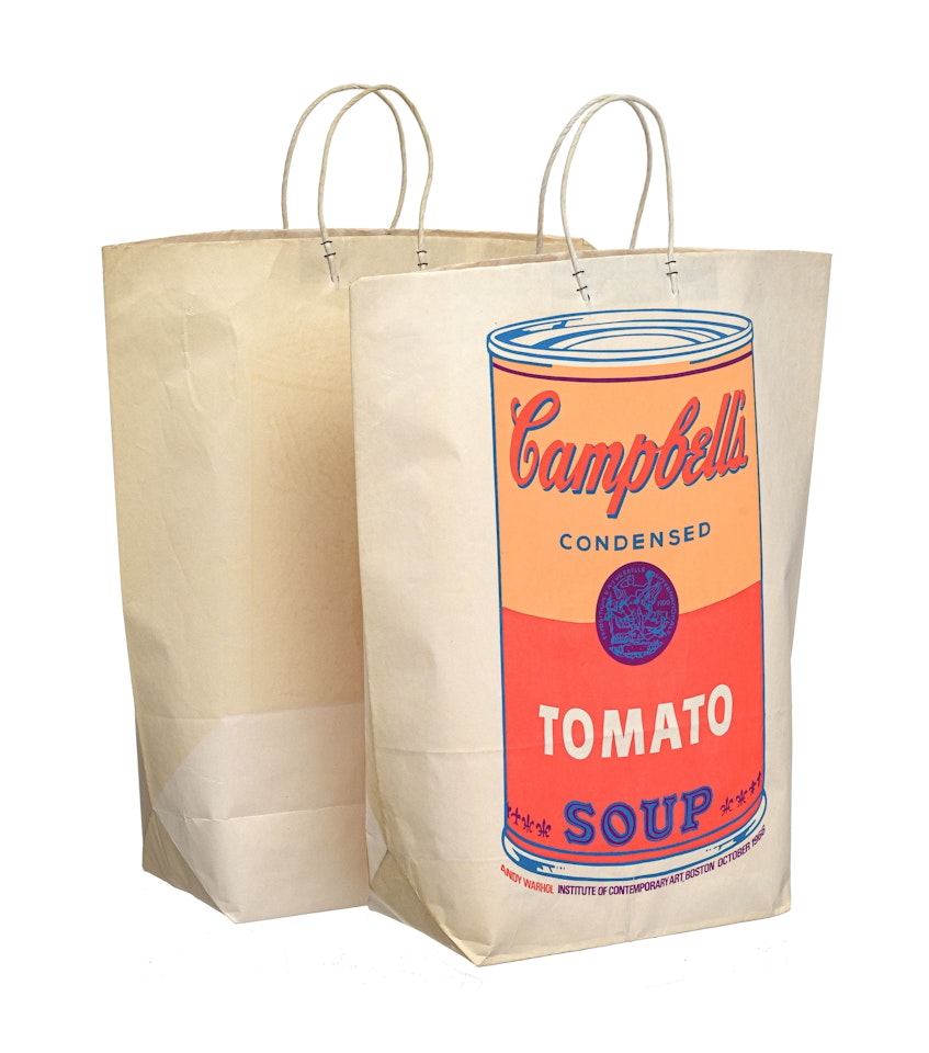 Campbell"s soup, tomato by Andy Warhol