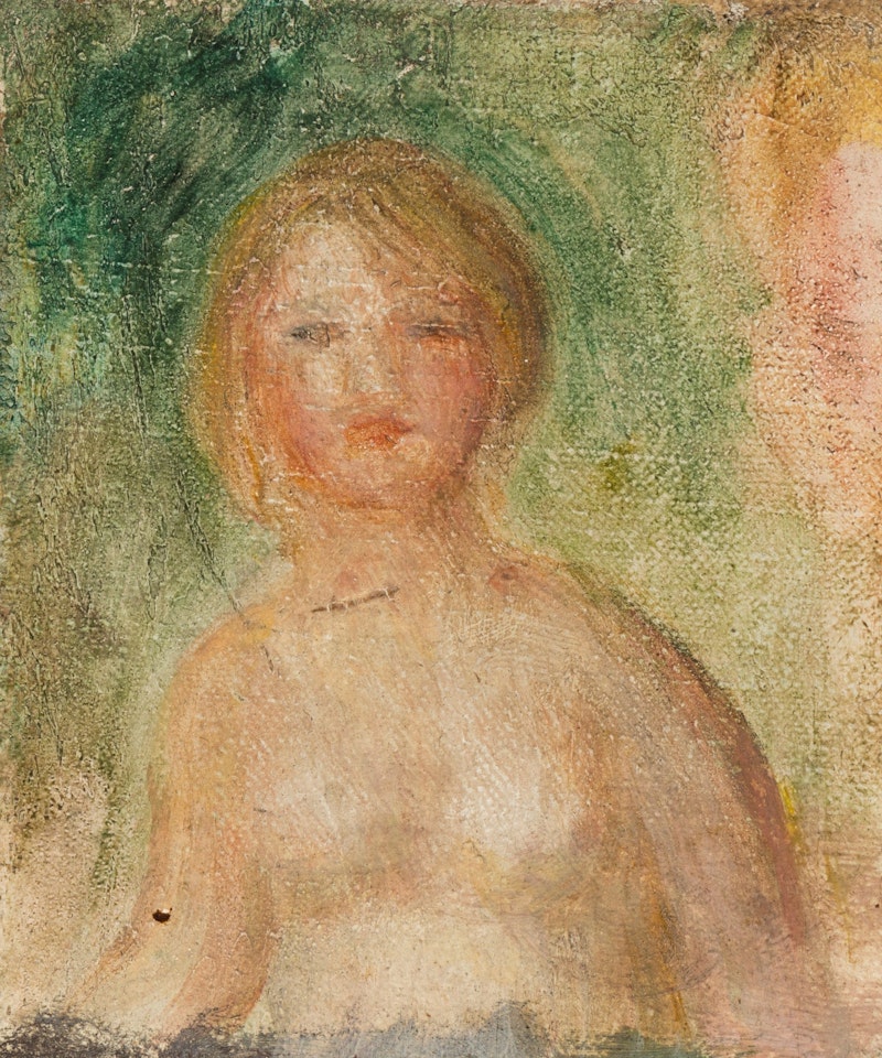 “Bust of a Nude Woman” by Pierre-Auguste Renoir