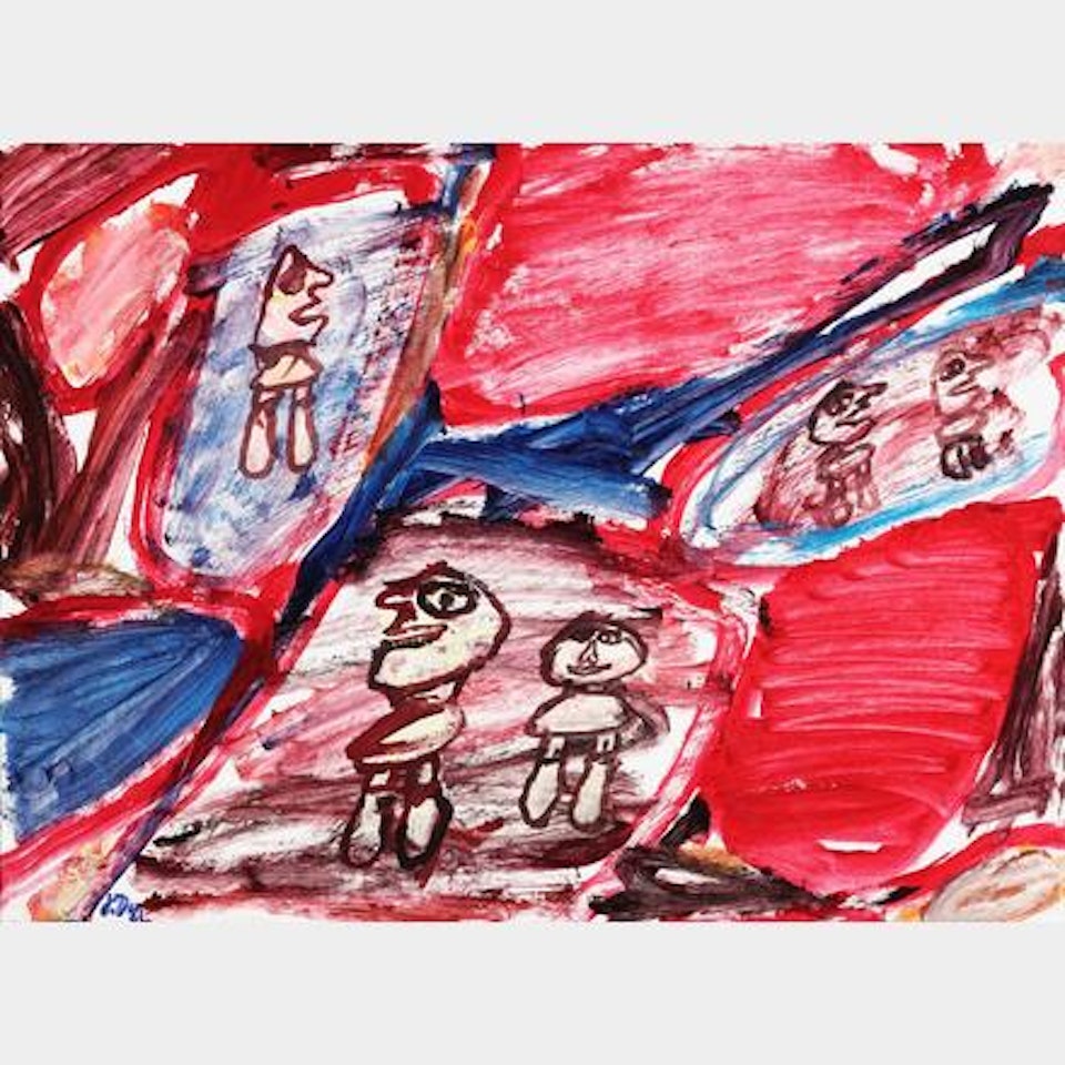 Psycho-site e 434 by Jean Dubuffet
