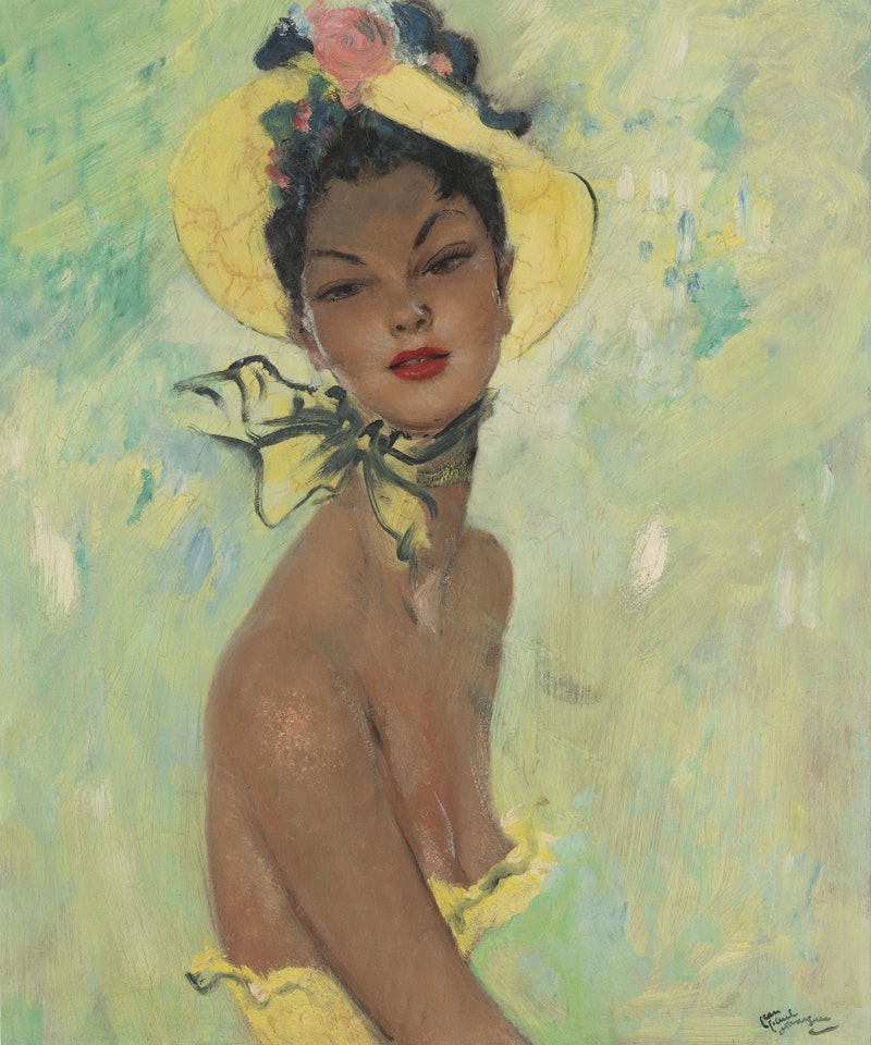 Portrait by Jean Gabriel Domergue