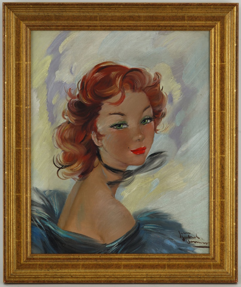 Portrait of Nadine de Rothschild\ by Jean Gabriel Domergue