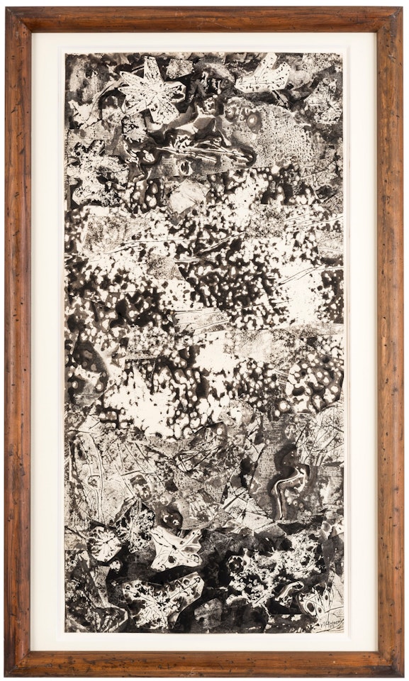 “Flickering on the ground of the path” by Jean Dubuffet