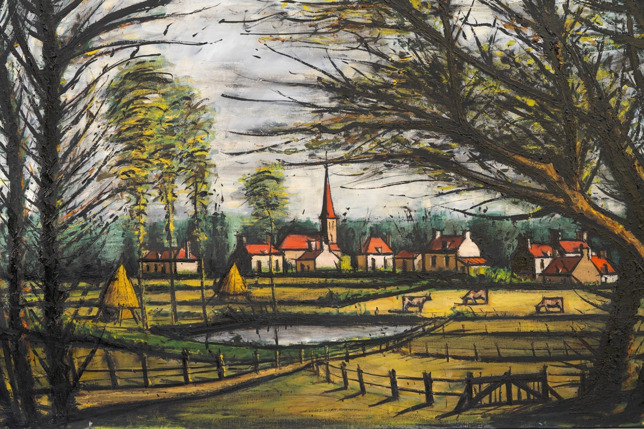 "The village" by Bernard Buffet