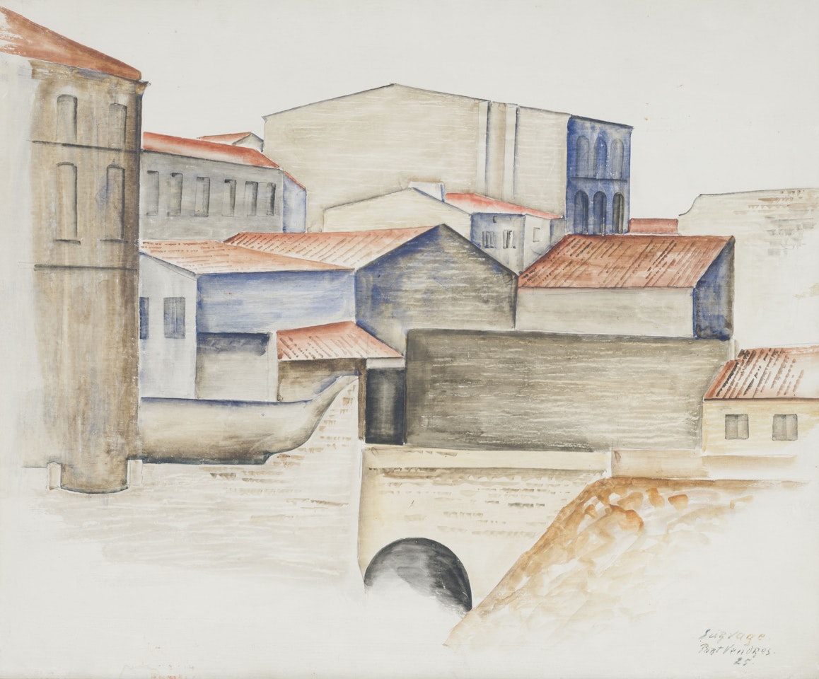 "Port Vendres" by Leopold Survage