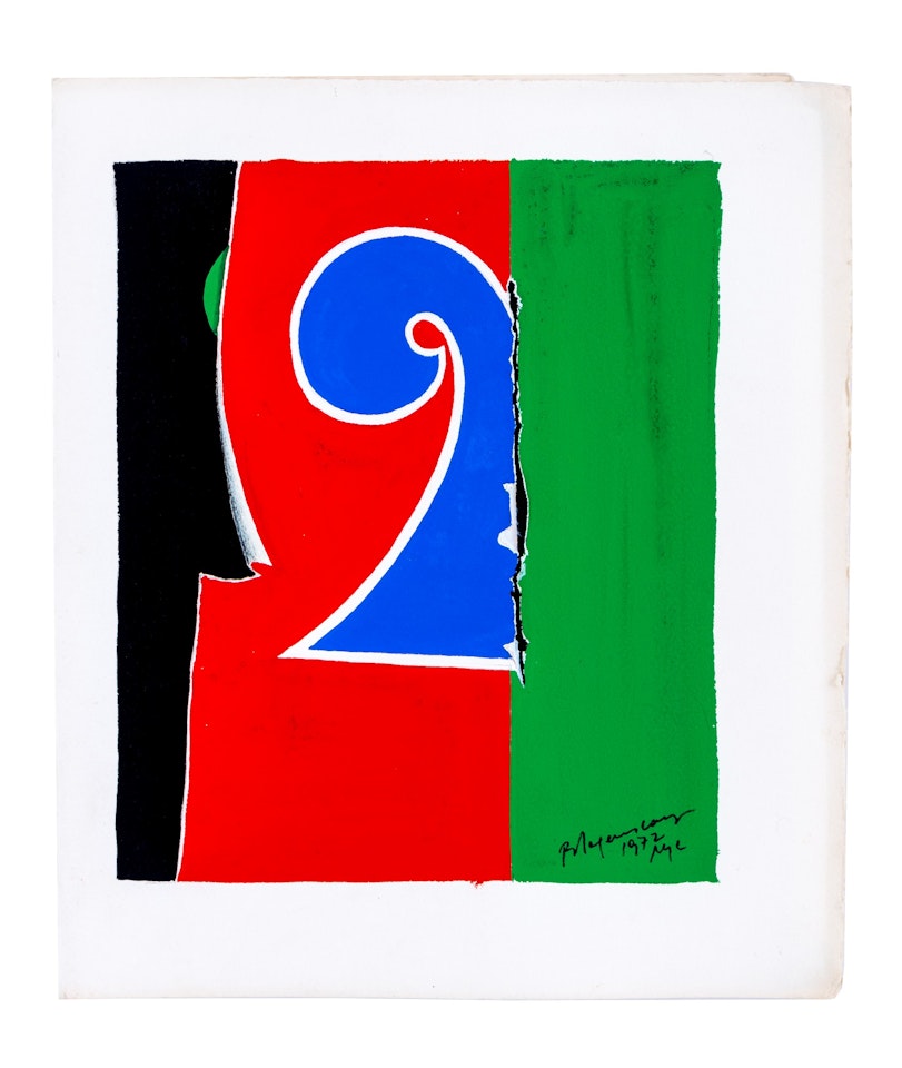 Walls 72 by Burhan Cahit Dogancay