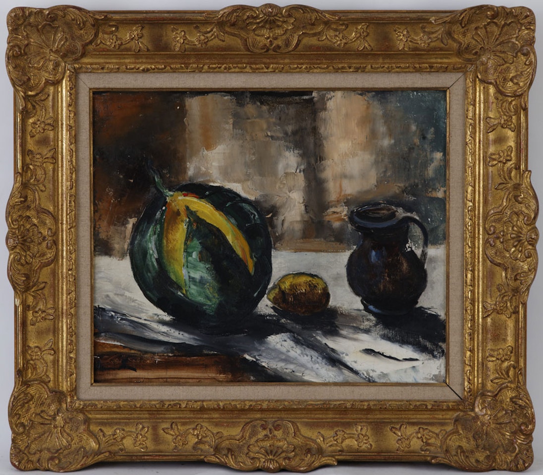 Still life with watermelon by Maurice de Vlaminck