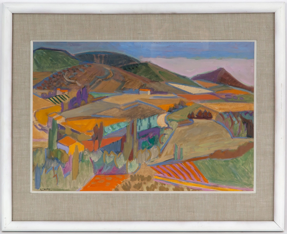 On the road to Roussillon" by André Lhote