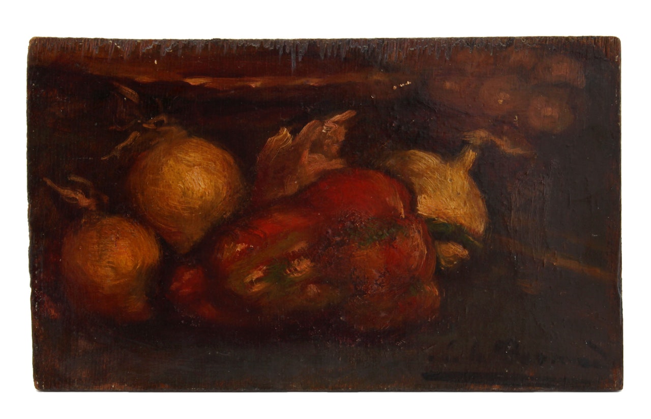 Still life with pepper by Emile Bernard