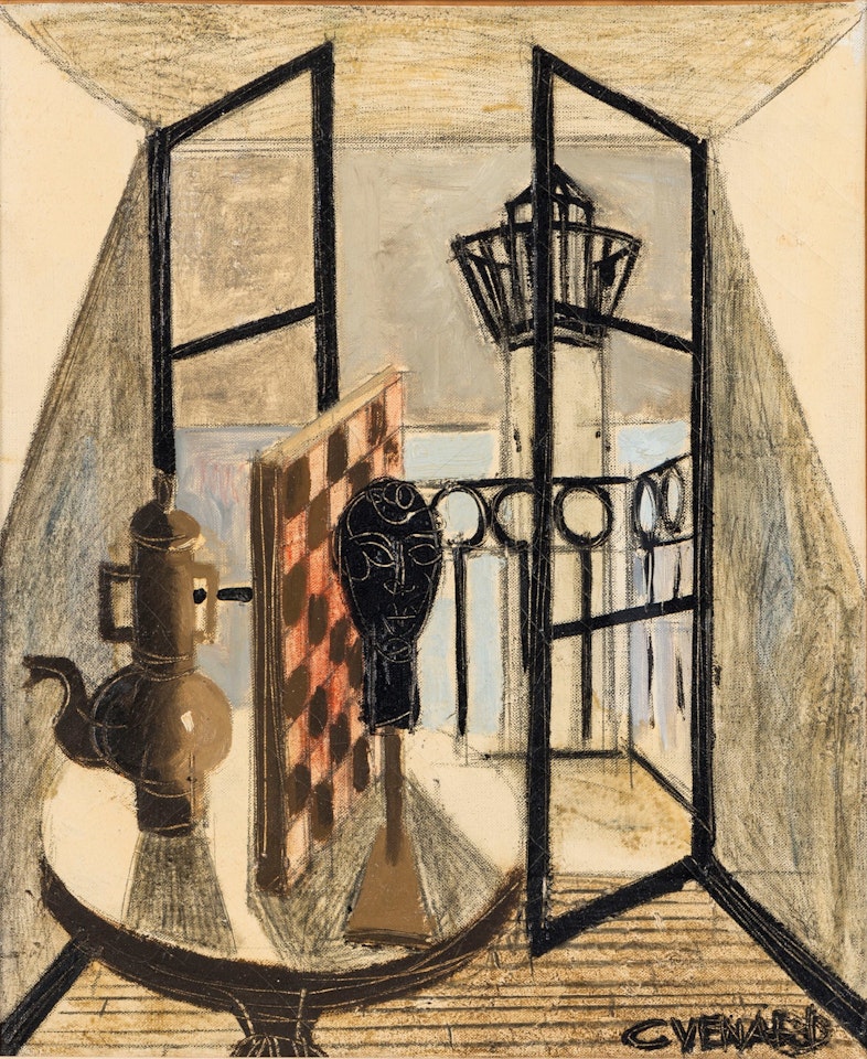 Still life at the lighthouse by Claude Venard