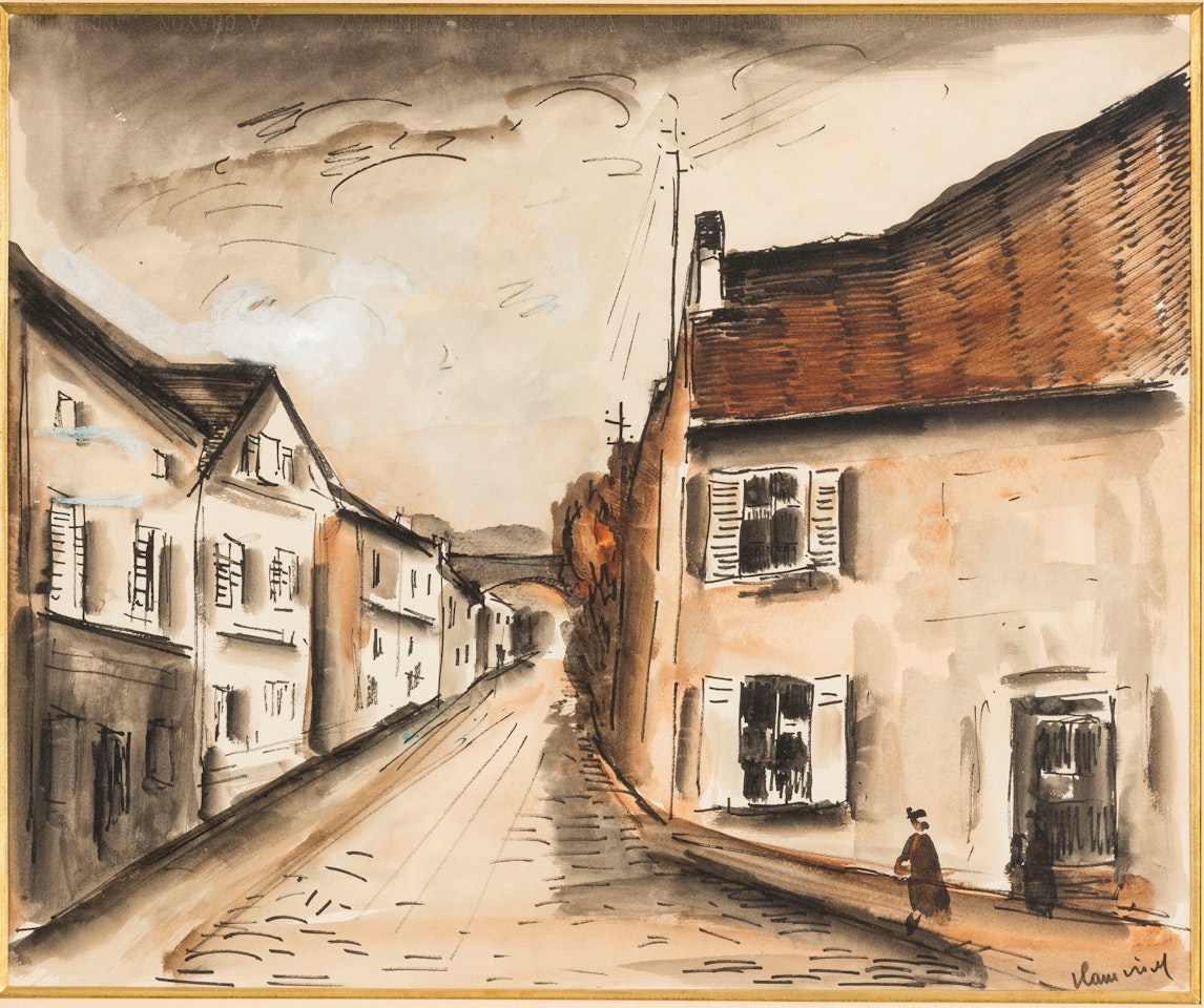 “Vieille rue” by Maurice de Vlaminck