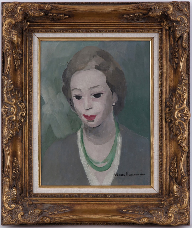 "Portrait of Madame Georges Clos" by Marie Laurencin