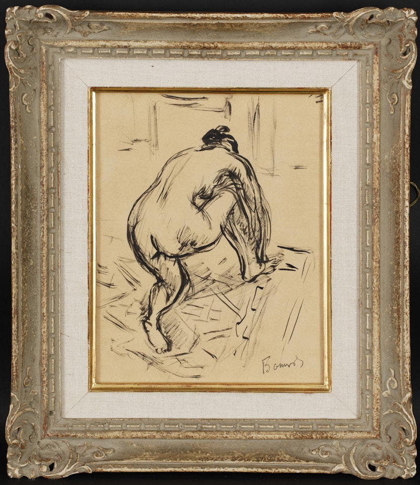 Woman in the toilet by Pierre Bonnard