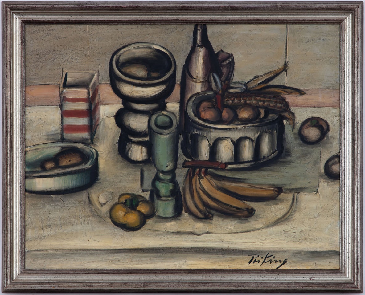 Still life with bananas by Franz Priking