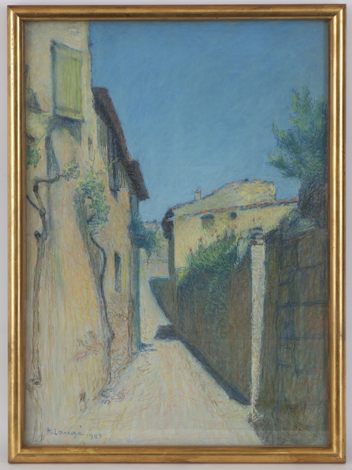 Village alley by Achille Laugé