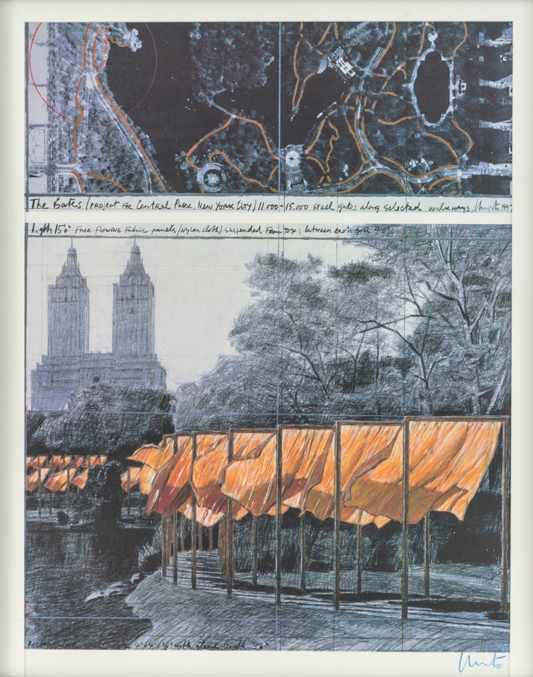 The Gates, Project for Central Park, New York by Christo