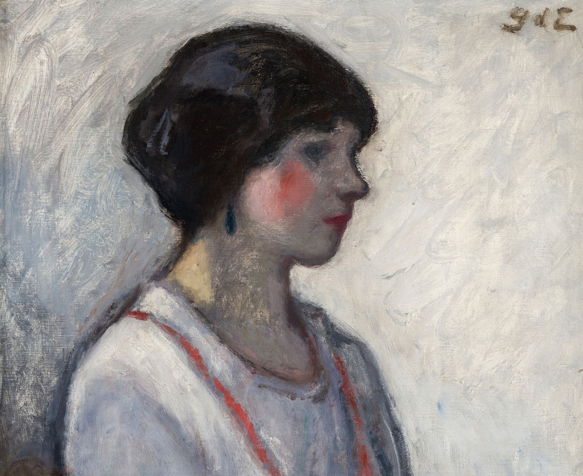 Portrait of a young girl by Georges d’Espagnat