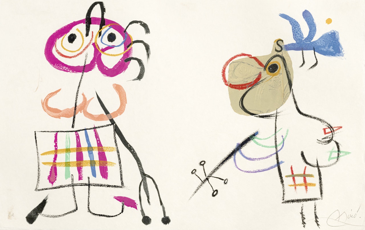"L"Enfance d"Ubu, Pl. 17" by Joan Miró