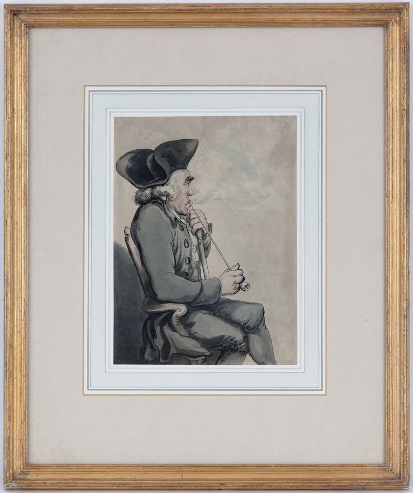 Caricature of Herren Van den Noot, botanist by Thomas Rowlandson