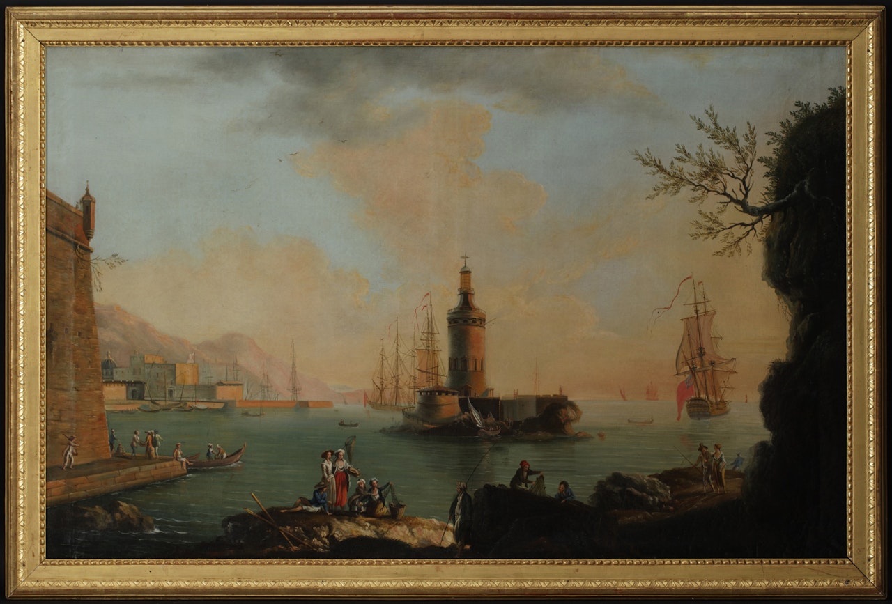 Port scenes by Claude Joseph Vernet