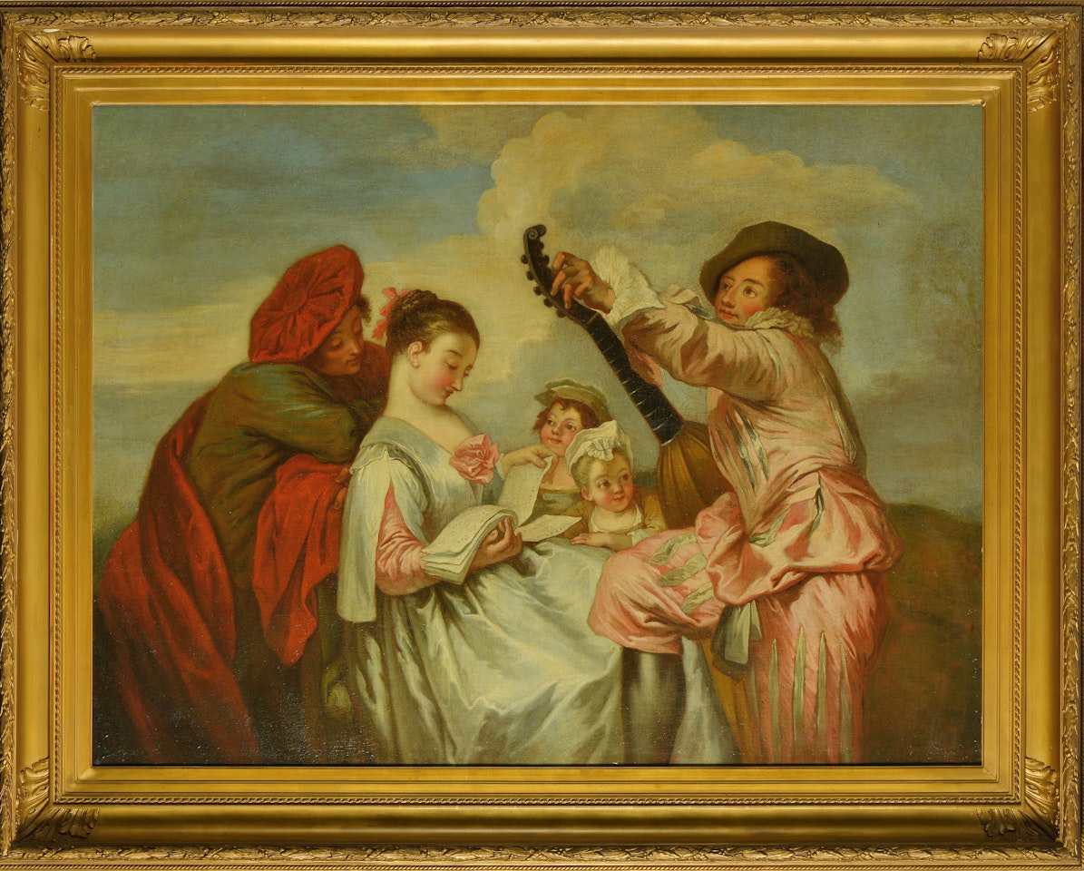 Country concert by Jean-Antoine Watteau