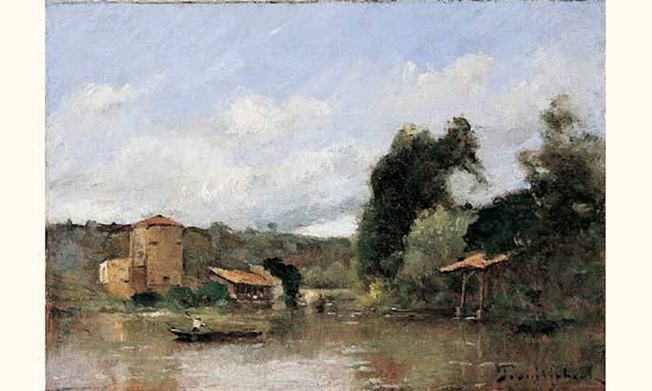 The washhouse by Paul Désiré Trouillebert