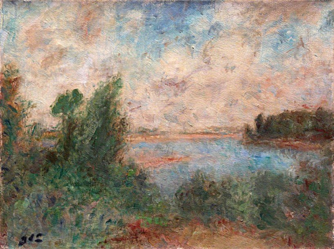 River bank by Georges d’Espagnat